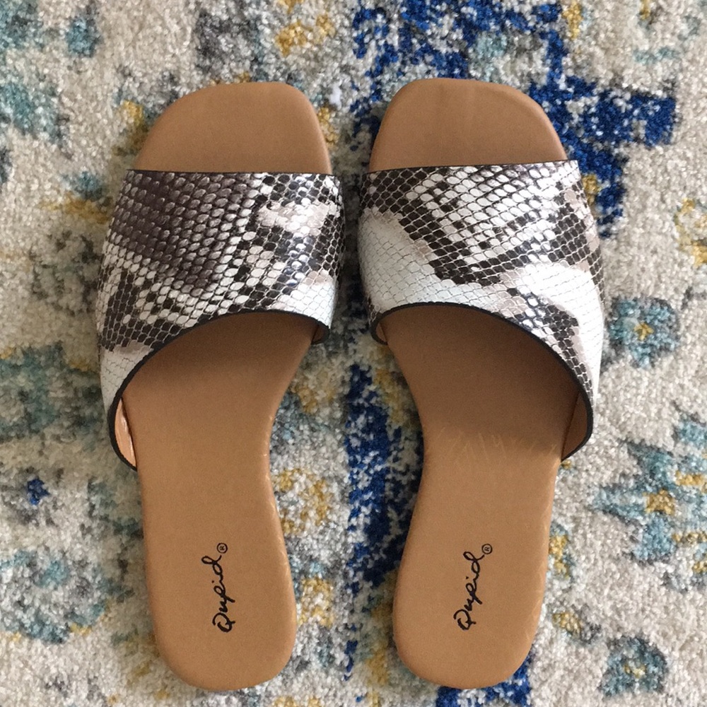 Snake Skin Sandals